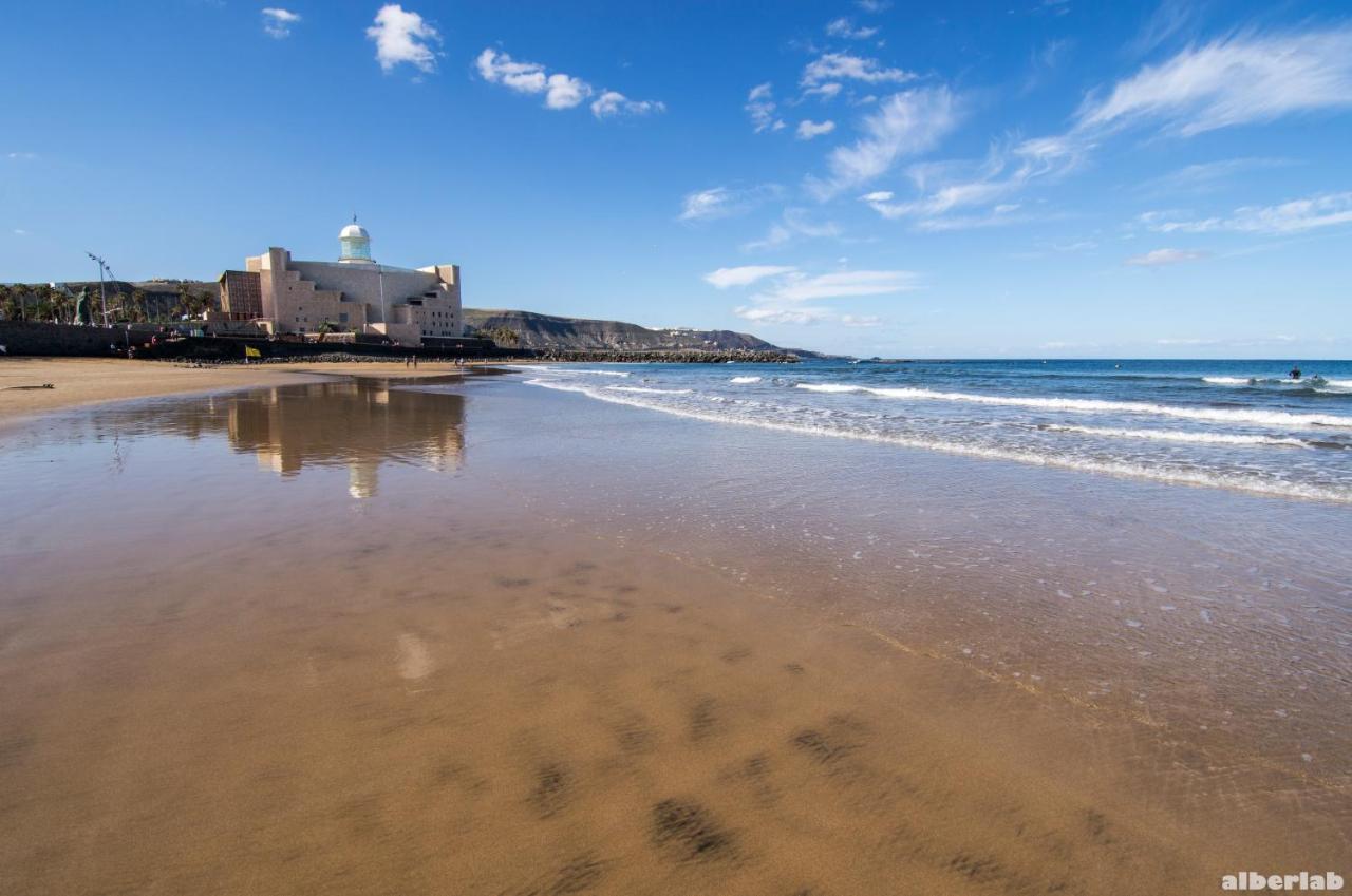 Seafront Terrace Home Las Canteras Beach - Wifi Лас Палмас де Гран Канария Екстериор снимка